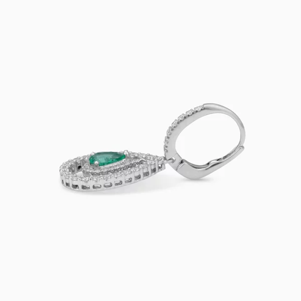 Emerald Diamond  Earring