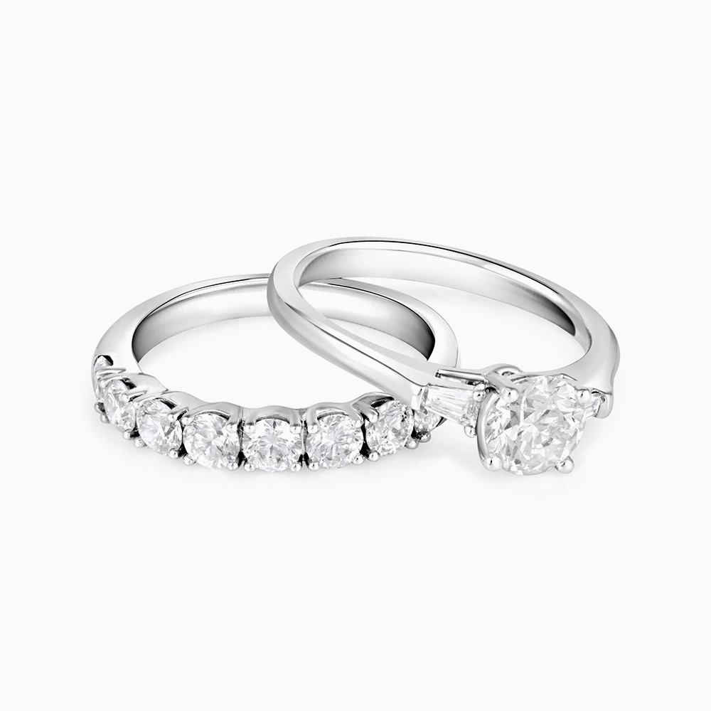 1039 Kooheji Jewellery Alfarah Solitaire TwinsRing WG K001 001 000408 DIA R WT OO SI G H 3