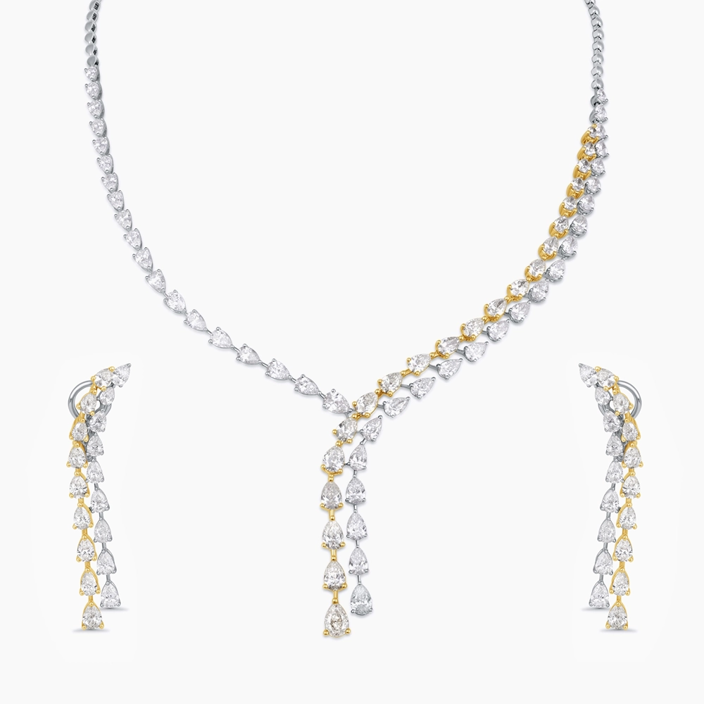 أنواع أطقم الذهب وتنسيقها مع المناسبات المختلفة 1 2029 Kooheji Jewellery Bridal Wedding L Set MG K001 001 000369 YLD L MX OO SI G H 13