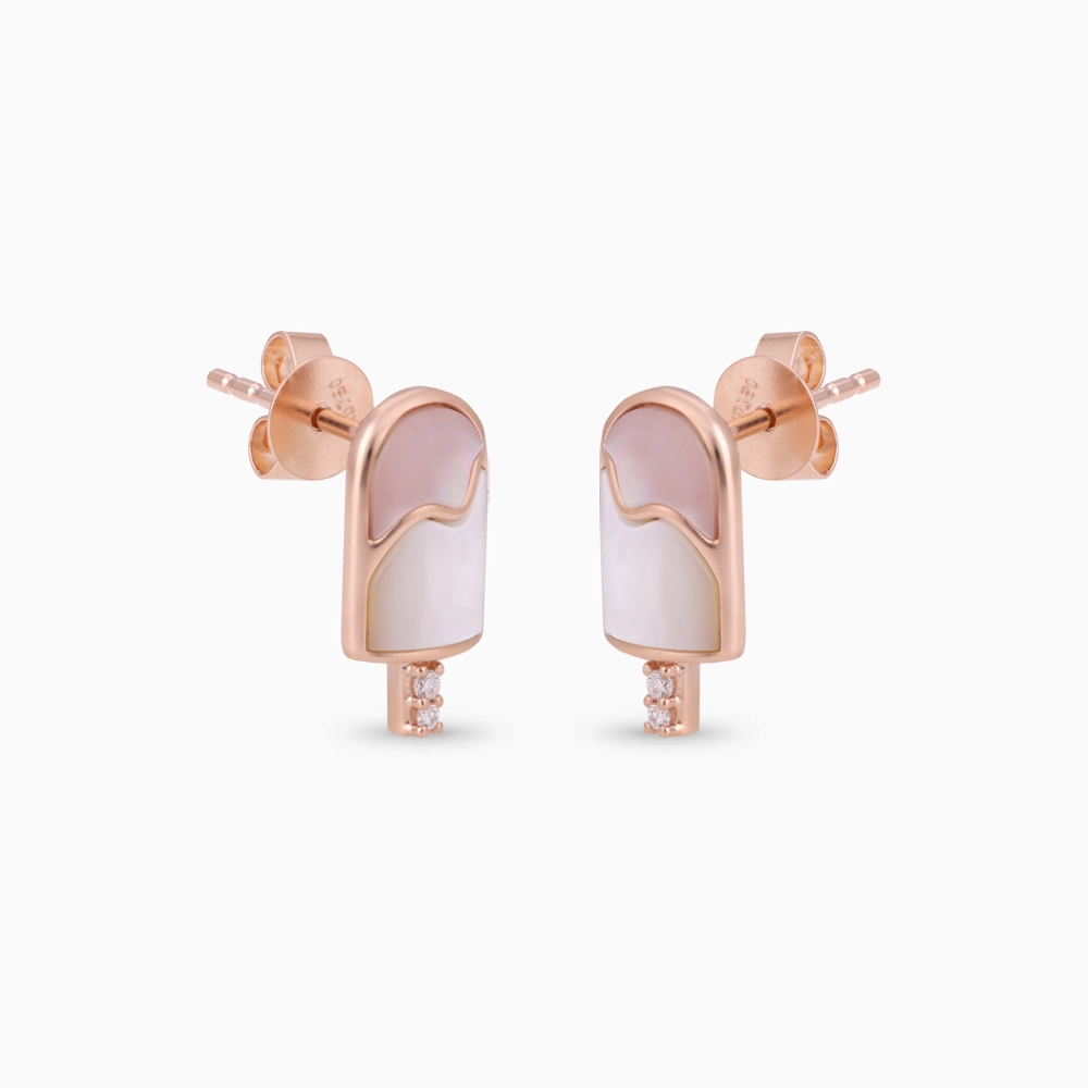 50021 2 Kooheji Jewellery Kids Collection Earring PG K002 007 000232 MOP E OO PK
