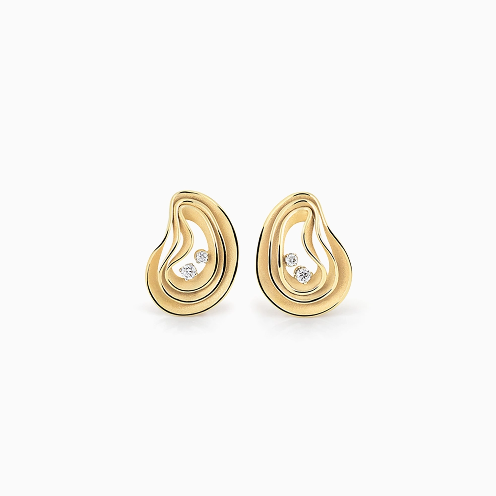 Cammilli 26 40451 1 Kooheji Jewellery Cammilli Earring YG K004 014 000280 DIA E YL OO
