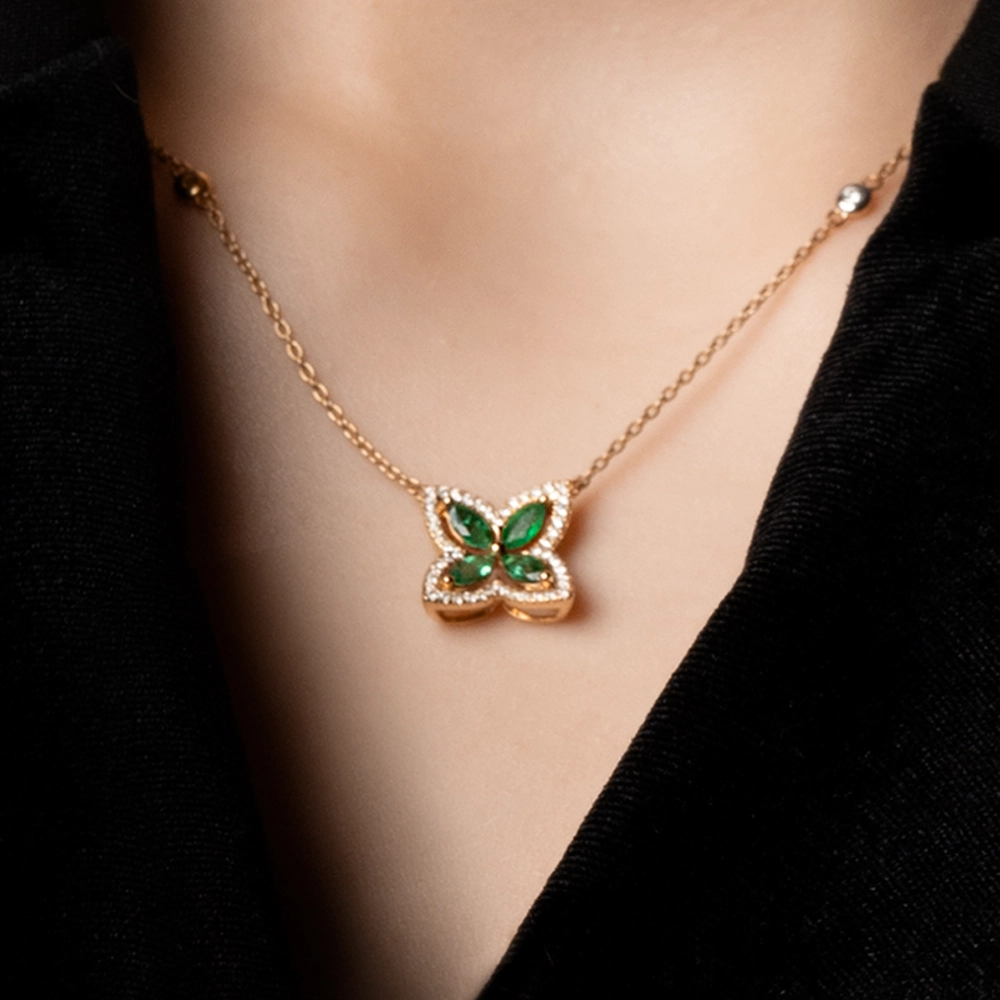 2_Kooheji_Jewellery_Fajer_Collections_Necklace_PG_K003-001-000220-EMR-P-PK-OO-SI-G-H