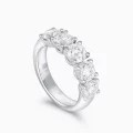 Bridal Five Stone Round Ring