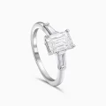 Emerald Cut Solitaire Ring